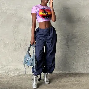 Streetwear Loose Cargo Pants Damen Bottom Komfortable Low Waist Casual Jogger hose Damen Outdoor Hose & Hose