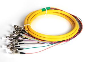 광섬유 피그 테일 Tanghu 섬유 단일 모드 FC/UPC 12 색 1.5m 광섬유 장비 Iptv Netlink 노란색 Iptv 이탈리아 - Product Image 2
