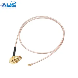 SMA Female 90 Degree U.FL To SMA Female Right-Angle Pigtail Antenna Coaxial RG178 Low Loss Cable RF Coaxial Adapter Connector