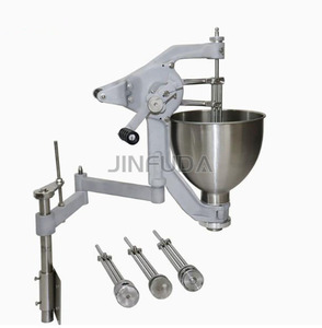 Bandeja de drenaje grande con filtro de aceite rápido para reducir el exceso de grasa en el equipo de donas terminadas, para máquina manual de hacer donas de sobremesa - Product Image 5