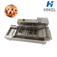Friteuse industrielle continue automatique électrique pour beignets