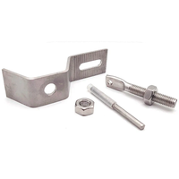 Top qualité 304/316 support plaque d'angle système de fixation de revêtement en pierre support en marbre avec vis à main inoxydable ancre tam