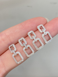 Xinfly 2026 Nuevo Colgante de Lujo con Número 8 en Oro de 18K y Diamantes Naturales, Joyería Fina de Moda para Mujer, Colgante para Bodas y Fiestas - Product Image 2
