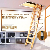 Échelle de grenier électrique pliable personnalisable, vente directe d'usine, compatible 110V 220V