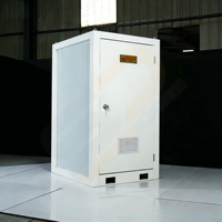 Toilettes préfabriquées portables en acier au design moderne, toilettes mobiles extérieures pratiques, panneaux sandwich, utilisation scolaire et hospitalière
