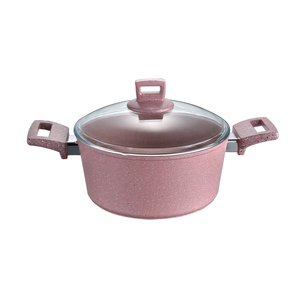 Set di Pentole Antiaderenti OEM di Alta Qualità con Base Spessa in Alluminio Forgiato, Varie Dimensioni, per Cucinare e Preparare Zuppe - Product Image 3