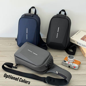 กระเป๋าคาดอกกันน้ำแบบลำลองสำหรับเล่นกีฬากันขโมยกระเป๋าคาดลำตัวกระเป๋าสะพายไหล่ใช้ได้ทั้งชายและหญิงกระเป๋าล็อครหัสผ่านโลโก้ออกแบบได้ตามต้องการ - Product Image 5