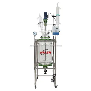 Disponibles en Stock precio de fábrica 50l reactor con cubierta de vidrio