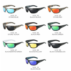 DUBERY D1418 Retro Sun Glasses High Square <strong>Sports</strong> Cycling <strong>Sunglasses</strong> for Men Hot Sale <strong>Polarized</strong> Yellow Purple Made Metal PC - Product Image 6