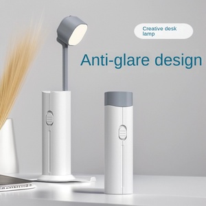 Smart Home Folding LED Desk Lamp with Speed Dimming Eye Charging <b>Book</b> <b>Light</b> with Flashlight and Phone Holder Function - Product Image 2