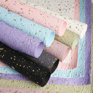 Gold and Silver Dot Stone <b>Pattern</b> <b>Paper</b> Flower Packaging <b>Paper</b> Folded Texture Bouquet Packaging <b>Paper</b> - Product Image 2
