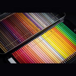 NYONI-N8520 D'art Professionnel Standard Naturel Bois Huileux Personnalisé Couleur Ensemble de Crayons de Couleur Pour Dessiner Avec 24/36/48/72/120 Couleurs - Product Image 5
