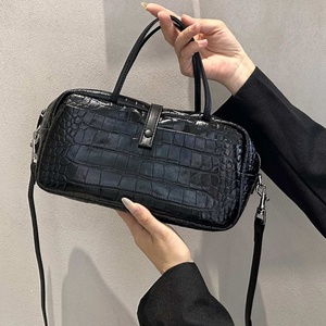 Sacs fourre-tout de luxe en cuir de vachette imprimé alligator pour femmes, nouveaux sacs à main en cuir véritable pour dames, sacs de créateurs de mode pour femmes 2026 - Product Image 1