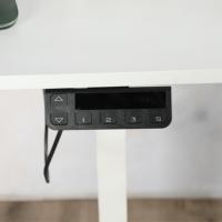 Bureau de jeu PC moderne à hauteur réglable avec éclairage LED RGB, ports USB, couleur personnalisable, structure métallique pour la maison et le bureau (vente en gros)