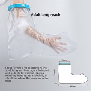 Long bain doux étanche à l'eau pleine jambe protecteur couverture étanche joint bras fonte couverture - Product Image 6