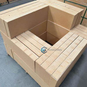 Kunden spezifischer Ofen Feuerfester Seiten feder prüfer Achteckiger Keil bogenförmiger Ziegel Niedriger Kriech Hoher Aluminiumoxid-Anker ziegel Preis - Product Image 6