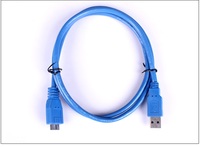 Kabel USB3.0 AM ke Micro-B 6FT Biru PVC untuk Penggunaan Komputer