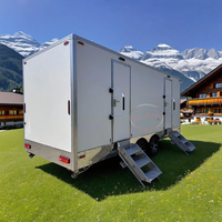 Toilettes mobiles de luxe écologiques de haute qualité, durables, faciles à démonter, pour usage extérieur, modernes