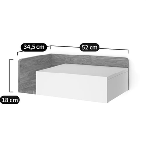 Mesa <span class=keywords><strong>de</strong></span> <span class=keywords><strong>Noche</strong></span> Flotante Personalizada para Montar en la <span class=keywords><strong>Pared</strong></span>, Mesita <span class=keywords><strong>de</strong></span> <span class=keywords><strong>Noche</strong></span> Moderna <span class=keywords><strong>de</strong></span> Madera, Estante <span class=keywords><strong>de</strong></span> <span class=keywords><strong>Pared</strong></span> - Product Image 2