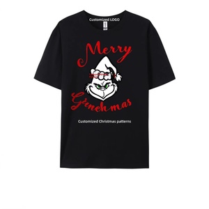 European US Sizes Custom-Printed Vintage <strong>Christmas</strong> <strong>T</strong>-<strong>Shirts</strong> Pure Cotton Children's <strong>T</strong> <strong>Shirt</strong> for Listings Plus-Size Short-Sleeve - Product Image 1