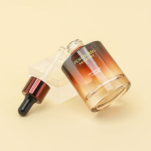 Botol Serum Kaca Kosong Transparan untuk Kemasan Skincare Mewah 50ml, Botol Pipet Kaca untuk Krim Wajah yang Dapat Disesuaikan - Product Image 4