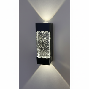Applique murale LED carrée moderne corps doré blanc chaud CCT pour la décoration intérieure éclairage d'ambiance pour chambre salon escalier extérieur - Product Image 1