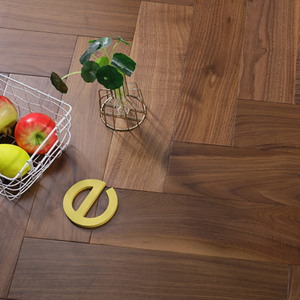 <span class=keywords><strong>Protection</strong></span> de l'environnement Sans formaldéhyde Carreaux de sol en teck à motif en chevrons pour salon intérieur <span class=keywords><strong>Parquet</strong></span> en bois - Product Image 3