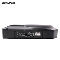Subwoofer de voiture de 10 pouces, puissance de pointe de 1200 W, ultra fin, actif, sous le siège, amplificateur de basses haute puissance, audio de voiture