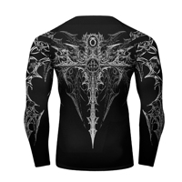 T-shirt 3D à manches longues en tissu tricoté, coupe ajustée, imprimé numérique, anti-UV, respirant et à séchage rapide, pour cosplay d'Anime Super Saiyan Goku