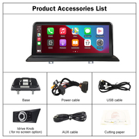 Autoradio Android avec écran tactile de 10,25 pouces, CarPlay sans fil, compatible avec BMW Série 1 E81 E82 E87 E88 CCC