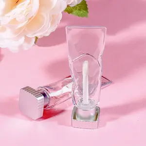 2023 New Design Clear Lip Gloss Container Empty ice cubeLip Gloss Tubes lip gloss tubes and box custom label