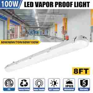 IP65 chống cháy nổ 100W dẫn hơi chặt chẽ đèn 8ft Ống 5cct 5Watt thép không gỉ tàu điện ngầm khoảng thời gian cầu tri-bằng chứng kho - Product Image 3