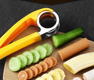 Jiuyi เครื่องตัดไส้กรอกกล้วยแฮมสแตนเลสสีเหลืองเครื่องมือตัดดอกไม้สำหรับใช้ในครัว - Product Image 6