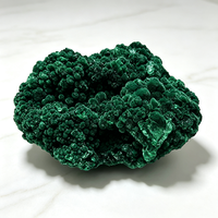 Échantillon brut de malachite naturelle non polie de qualité supérieure, vert vif, pour l'étude géologique