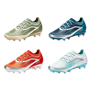 รองเท้าฟุตบอลแบบ Low Top Fly Knit สำหรับพื้นสนามแข็ง <span class=keywords><strong>FG</strong></span> รุ่นไล่เฉดสี สำหรับเยาวชน น้ำหนักเบา เหมาะสำหรับการฝึกซ้อมระดับมืออาชีพ - Product Image 2