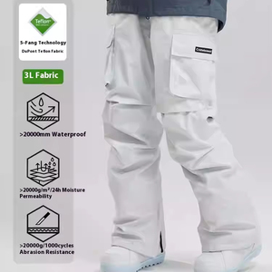 Pantalones de Esquí Profesionales de 3L para Deportes al Aire Libre, Cálidos, Transpirables, Impermeables, Resistentes al Viento, para Hombre y <span class=keywords><strong>Mujer</strong></span> - Product Image 5