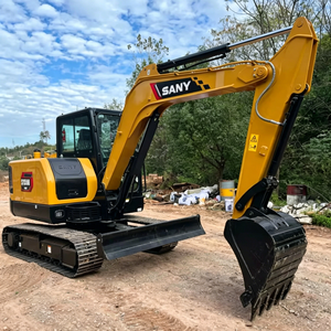 Excavatrice hydraulique compacte SANY SY55U de 5,8 tonnes, excavatrice sur chenilles pour la construction - Product Image 2