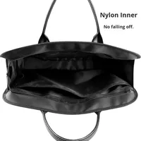 Sac à main pour ordinateur portable en tissu de buffle anti-éclaboussures, sac de classement, sacoche de bureau pour homme, vente en gros d'usine