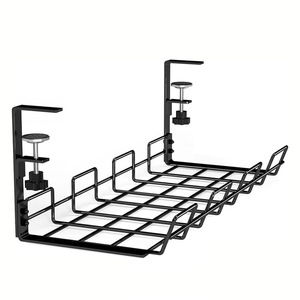 Organizzatore Cavi Sottoscrivania Personalizzato in Metallo, Senza Foratura, in Ferro Battuto, Porta Cavi Sospeso - Product Image 6