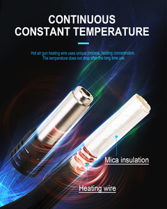 आगे 898D + SMD Desoldering स्टेशनों के साथ गर्म हवा बंदूक के लिए मरम्मत मोबाइल फोन सीसा रहित सोल्डर - Product Image 6