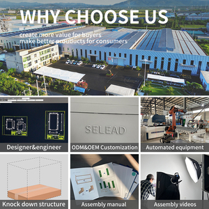 Thiết kế hiện đại thép bên tủ tập tin với 4 cửa kính bền kim loại kệ sách cho nhà hoặc văn phòng đồ nội thất - Product Image 5