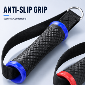 Fitness Handles Anti-slip Durable Gym Handle Heavy Duty Pull-up Silicone D Handle with D Ring for Resistance Bands Home Gym - Product Image 2