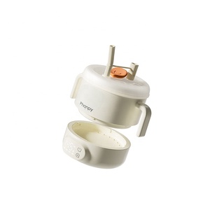 Chauffe-plats pour bébé, bols en silicone avec paille, ensemble de bols d'alimentation, bol isotherme pour bébé, <span class=keywords><strong>yaourtière</strong></span> – Fournisseur d'usine - Product Image 2