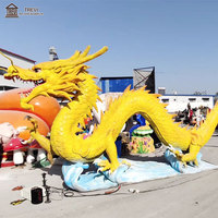 Statue de Dragon chinois en marbre, Sculpture sur mesure, animaux, granit, à vendre