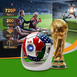 Mini-projecteur portable intelligent édition limitée Football 2026, affichage 180°, idéal pour les soirées football, cadeau pour les fans - Product Image 1