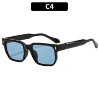 Lunettes de soleil carrées rétro polyvalentes Mi Pin pour les vacances en plein air européennes et américaines, protection solaire, mode, lunettes de soleil personnalisées