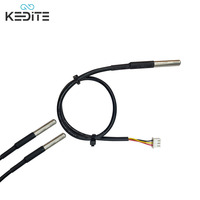 Sensor de Temperatura de Cadena de Frío de Alta Precisión DS18B20, Sensor de Temperatura Digital de Acero Inoxidable, Sonda Impermeable IP68