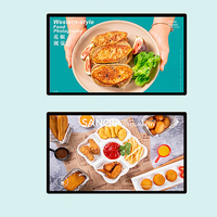 Affichages numériques et écrans LCD de 27, 32, 43 et 50 pouces pour restaurants, affichage publicitaire numérique, panneaux de menu numériques pour restaurants