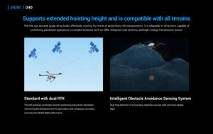 JSI D40 40KG Payload Transport <b>Dron</b> Cargo <b>Dron</b> Are Suitable for a Variety of Application Scenarios - Product Image 3