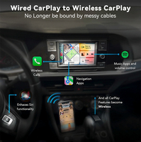 Conexión rápida Mini Wifi Auto CarPlay Dongle inalámbrico para iPhone Smart AI Box con cable Car Play con cable a inalámbrico